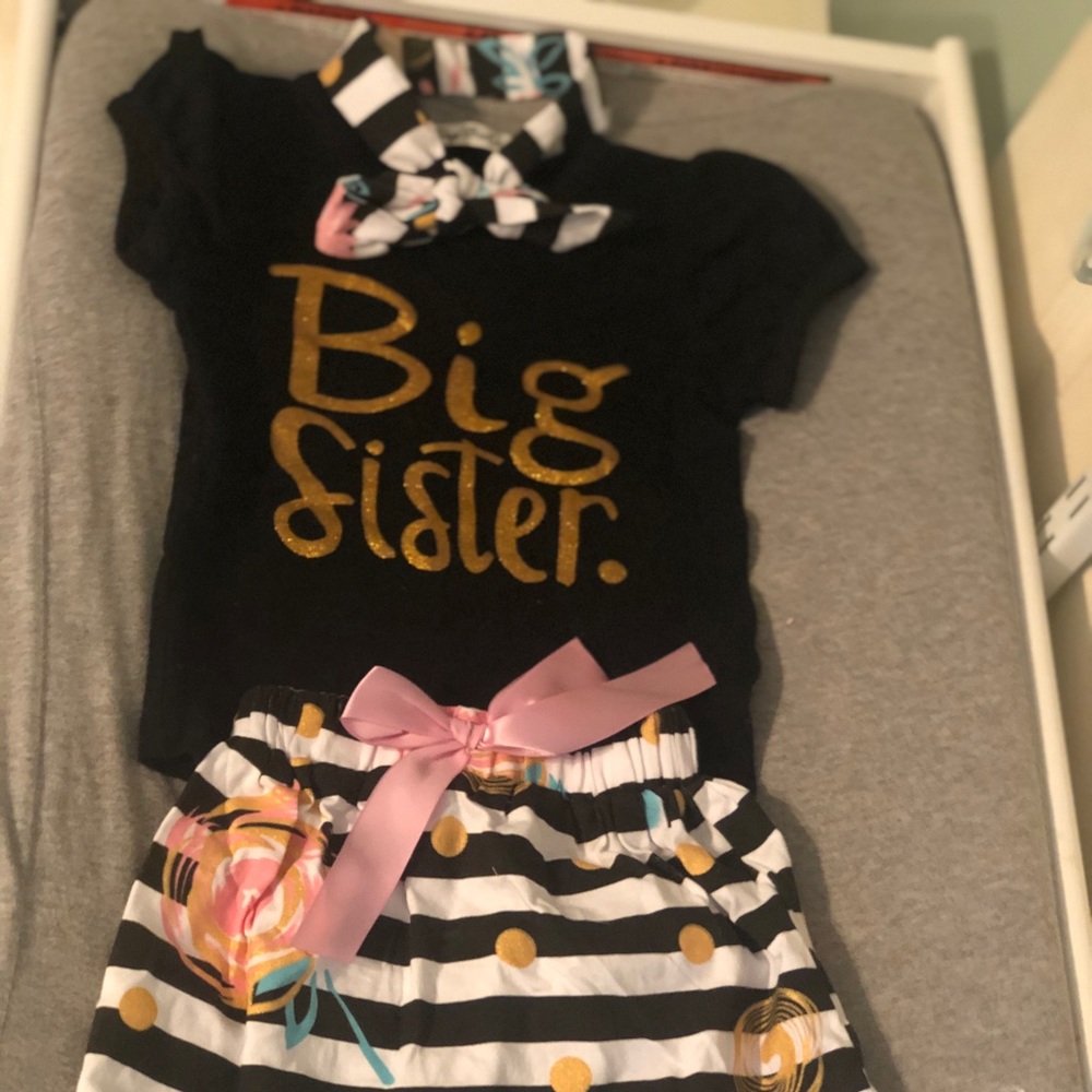 Big sister little sister matching skirt sets